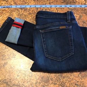 Joes jeans 👖 size 27. Red rolled cuff.
